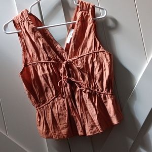 FRAME..CINCHED CRINKLE TANK..SMALL